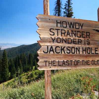 Jackson Hole sign