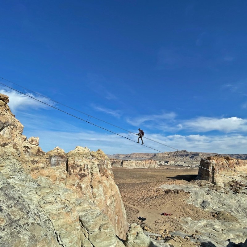 Cave Peak Stairway, Amangiri resort, Utah.