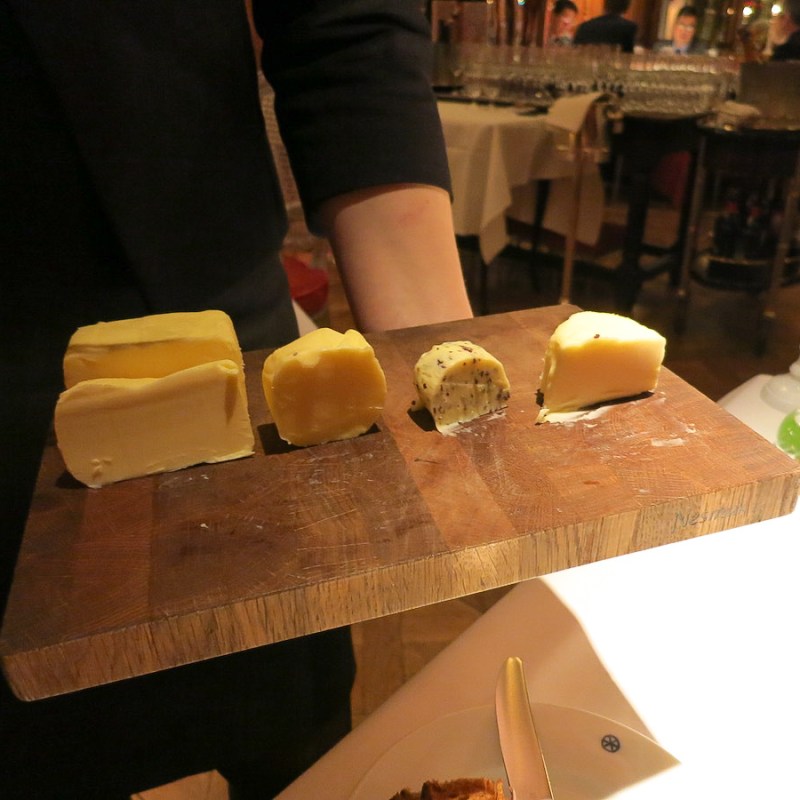 A butter tasting in Frankfurt, Germany.