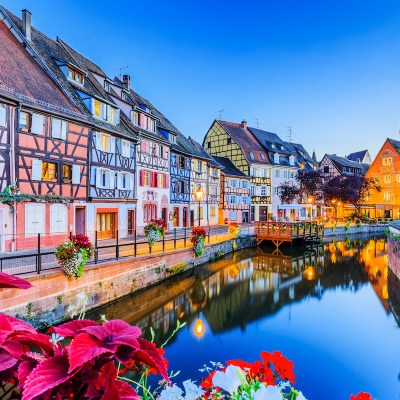 A canal in Colmar, France.