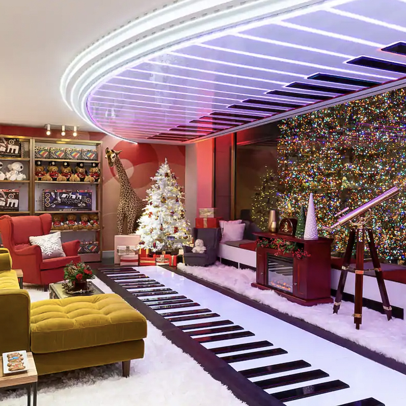 A look inside the FAO Schwarz Airbnb in New York City.