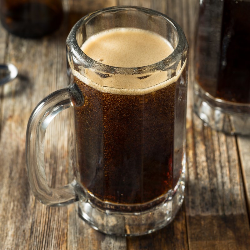 A mug of birch beer from Pennsylvania.