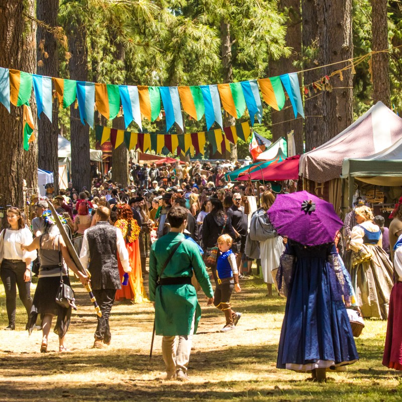 A Renaissance fair in Oregon.