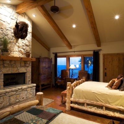 A room at Wildcatter Ranch in Graham, Texas.