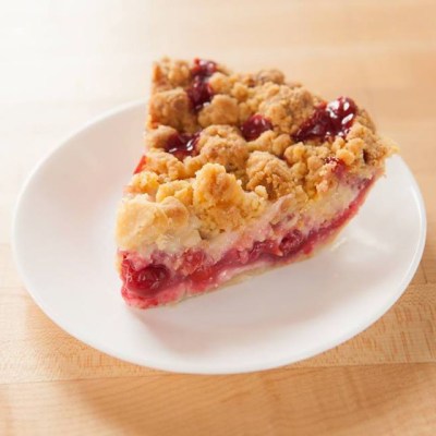 A slice of cherry pie from the Grand Traverse Pie Company.