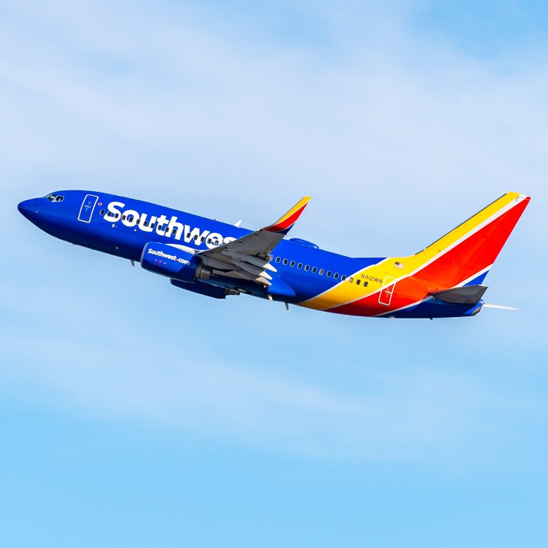 A Southwest Airlines plane.