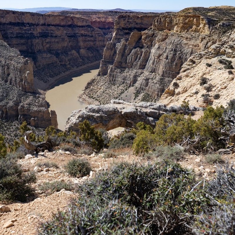 A view of Bighorn Canyon.