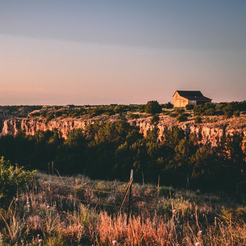 An old barn near Palo Duro Canyon, Texas