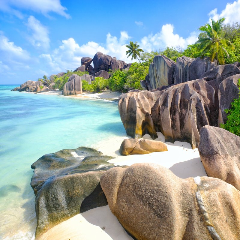 Anse Source d'Argent beach in the Seychelles.