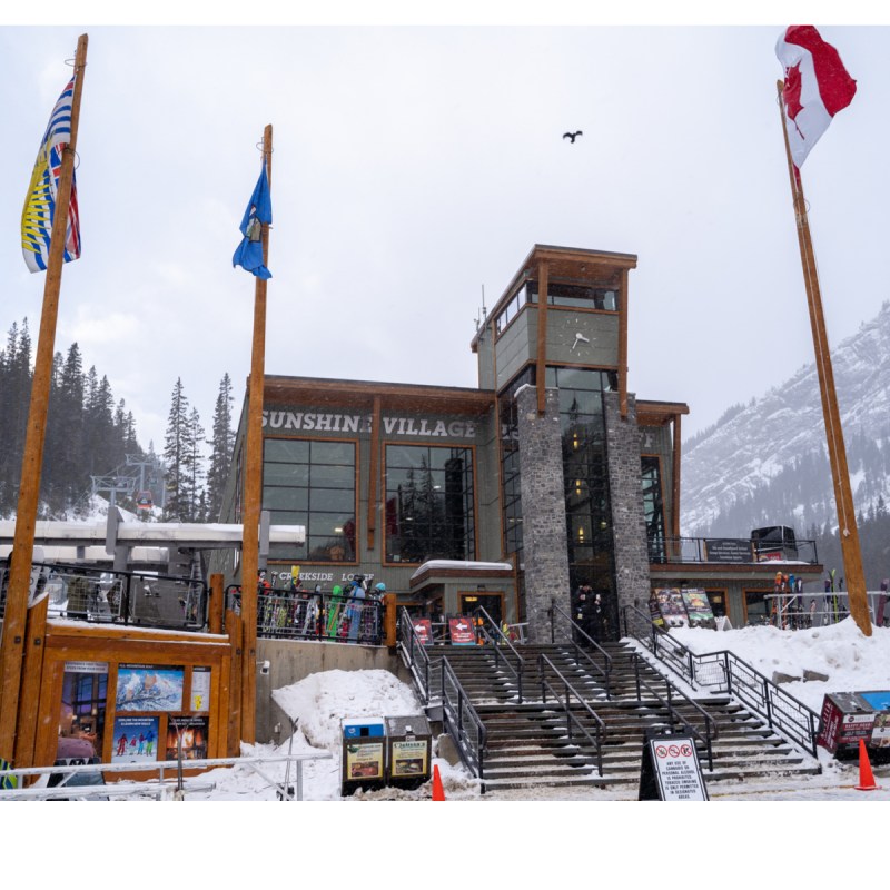 Banff Sunshine Village in Alberta, Canada.