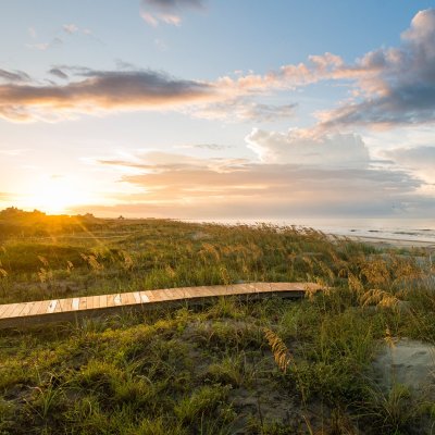 Beach views on beautiful Kiawah Island, South Carolina.