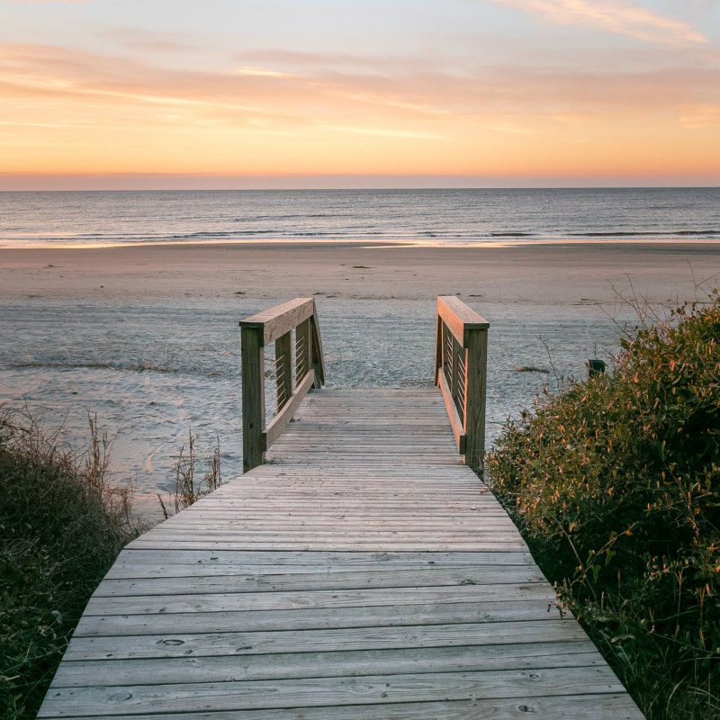 Beach views on Seabrook Island.