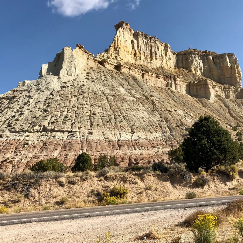 Beautiful rock formations at Grand Staircase-Escalante National Park.