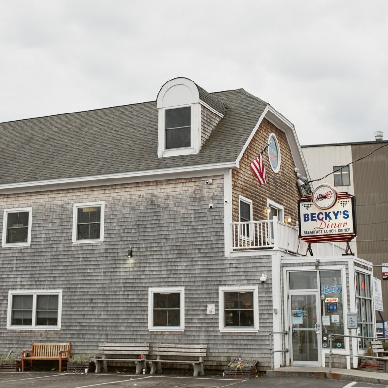 Becky's Diner in Portland, Maine.