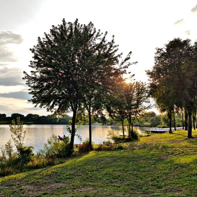 Big Woods Lake Campground in Cedar Falls, Iowa.