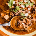 Birria, a traditional Mexican dish.