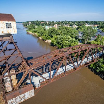 Boonville's Katy Bridge over the Missouri River.