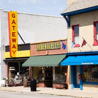 Buildings in Independence, Missouri.