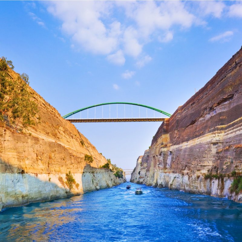Canal of Corinth, Greece.