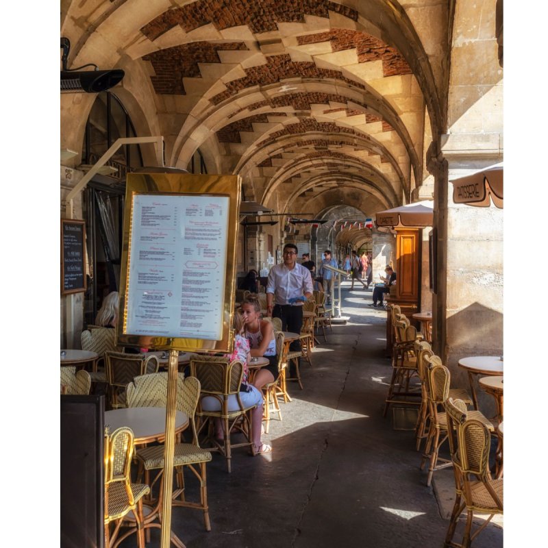 Carette Cafe Restaurant in Paris, France.