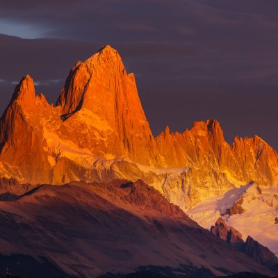 Cerro Fitz Roy in Patagonia, Argentina.