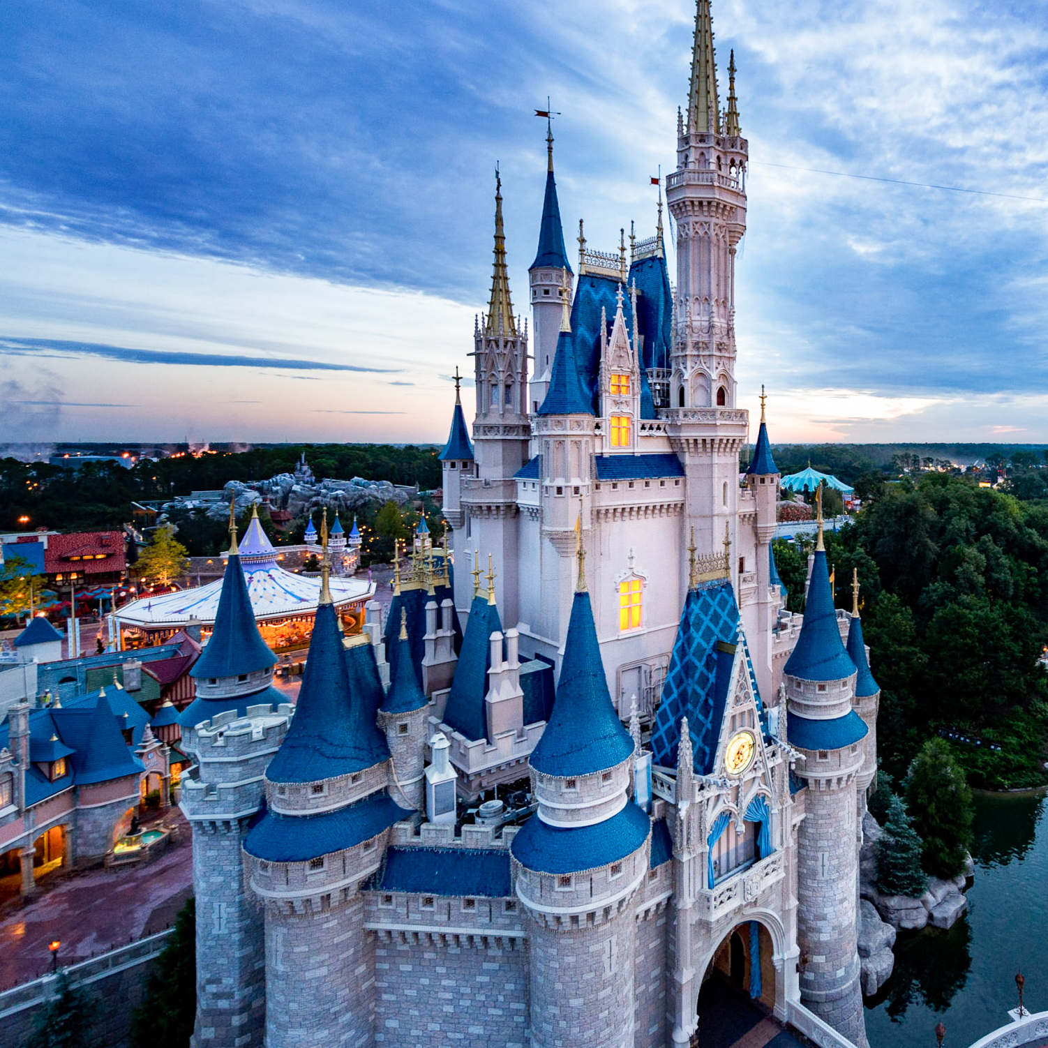 Walt Disney World Castle Salt & Pepper Shakers