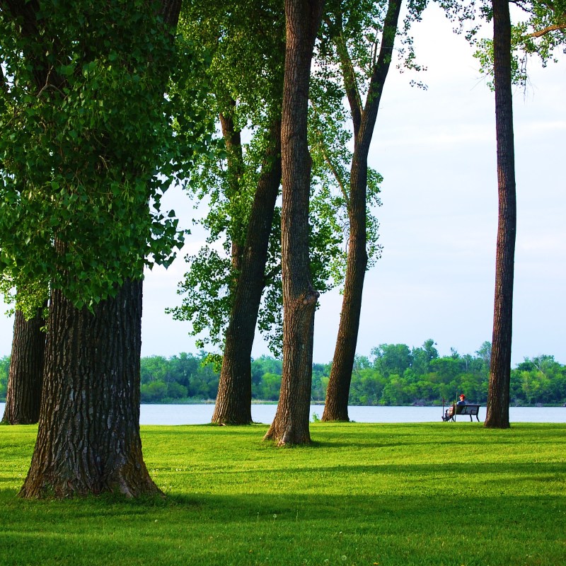 Clear Lake State Park in Iowa.