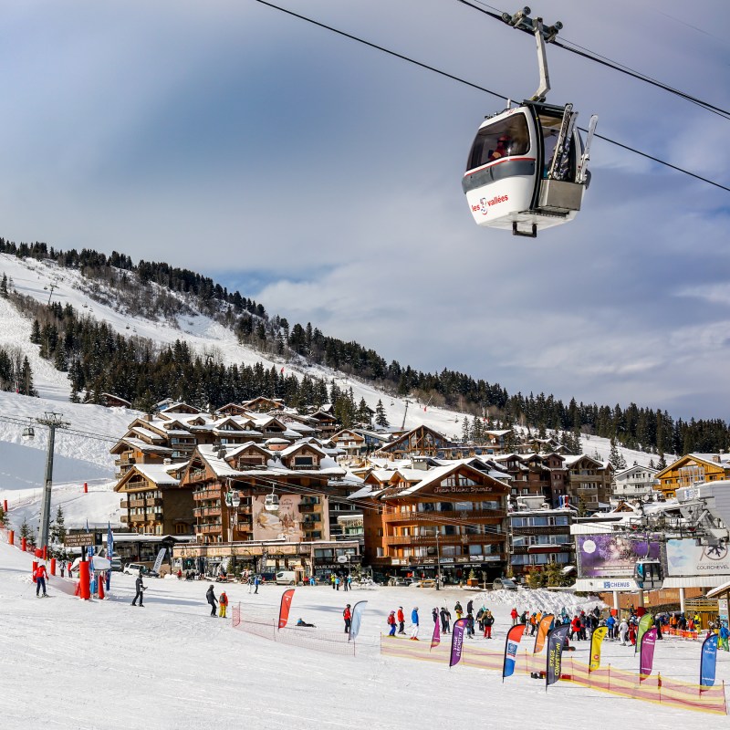 Courchevel, a ski resort in France.