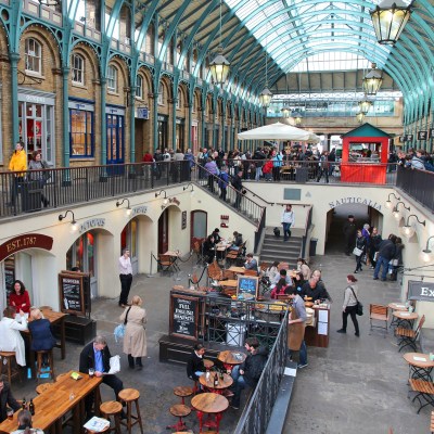 Covent Garden in London, England.