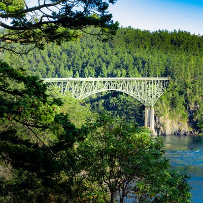 Deception Pass, a day trip from Seattle, Washington.