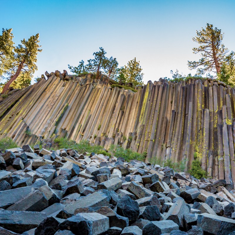 Devils Postpile National Monument in California.