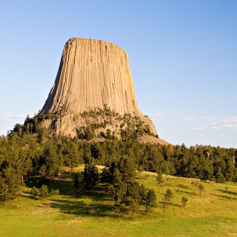 Devils Tower National Monument in Wyoming.