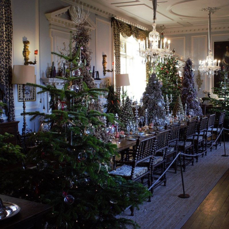 Dinning Room at Doddington Hall in Lincolnshire, England.