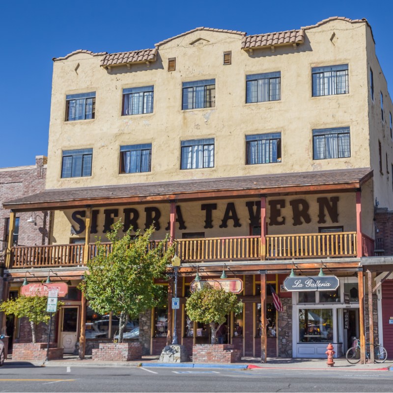 Downtown Truckee, California.