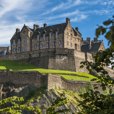 Edinburgh Castle in Scotland.