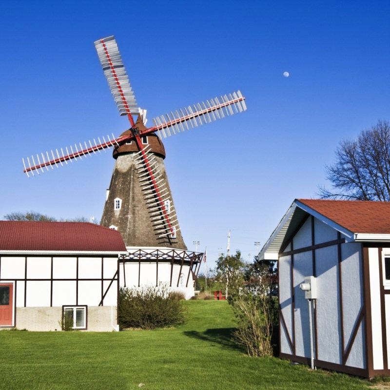 Windmill in Elk Horn, Iowa.