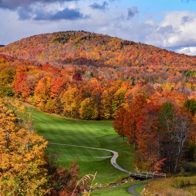 Fall foliage in Killington, Vermont.