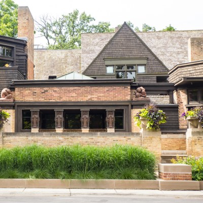 Frank Lloyd Wright's Home and Studio in Oak Park, Illinois.