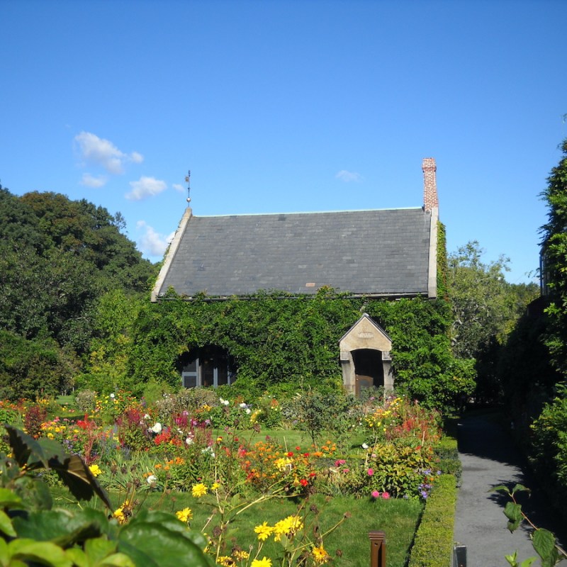 Gardens in Adams National Historic Park.