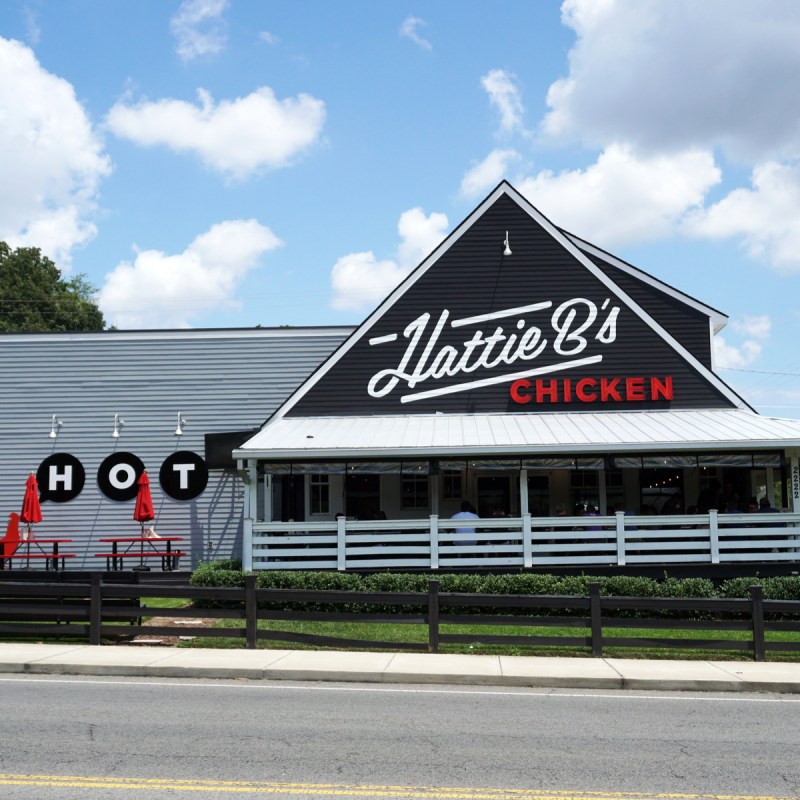 Hattie Bs Hot Chicken Restaurant Building.