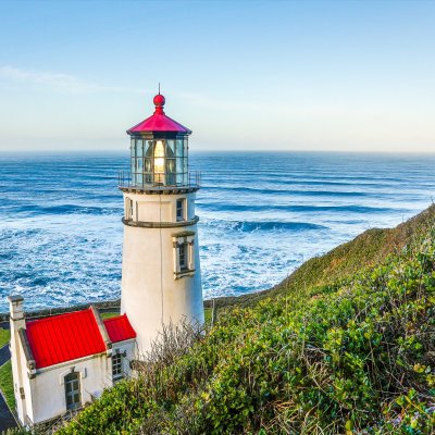 Heceta Head Lighthouse in Florence, Oregon.