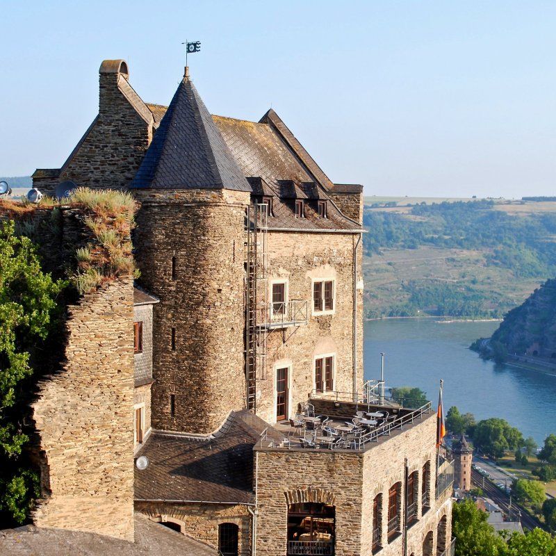 Hotel Schoenburg in Oberwesel, Germany.