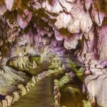 Inside Crystal Cave in Sequoia National Park.