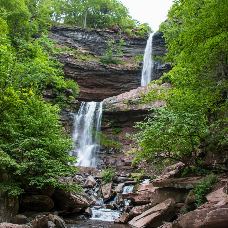 Kaaterskill Falls in the Catskill Mountains.
