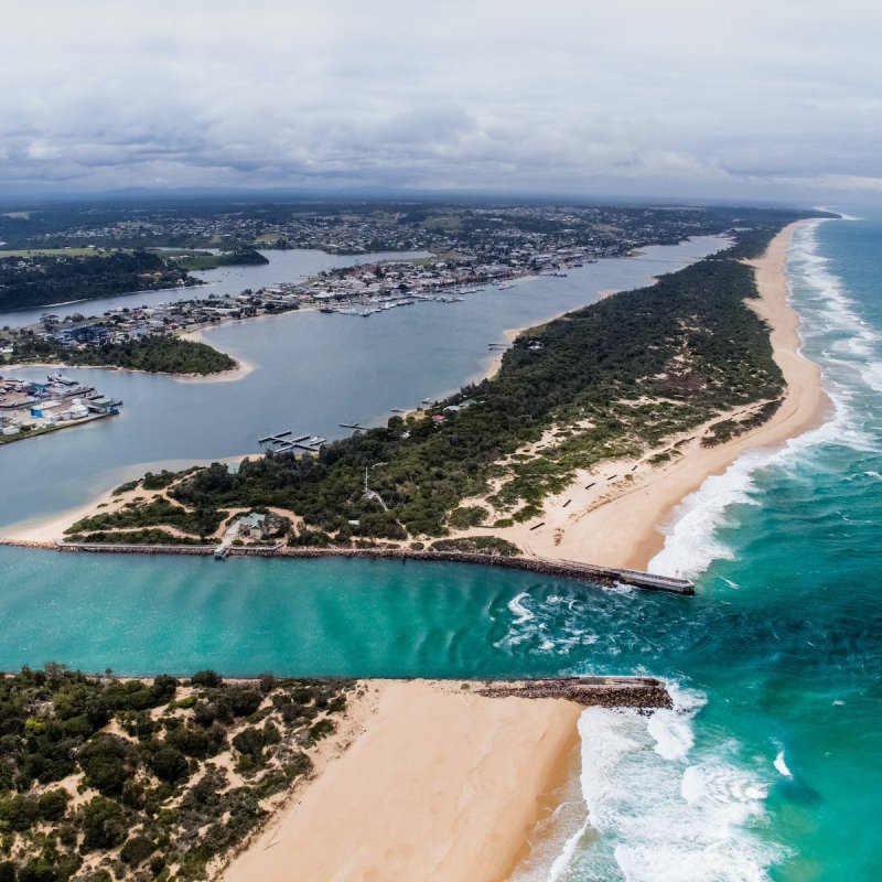 Lakes Entrance, Gippsland, Victoria, Australia.