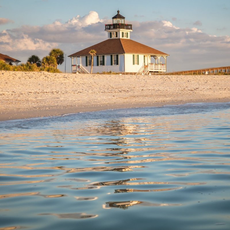 Lighthouse in Boca Grande, Florida.