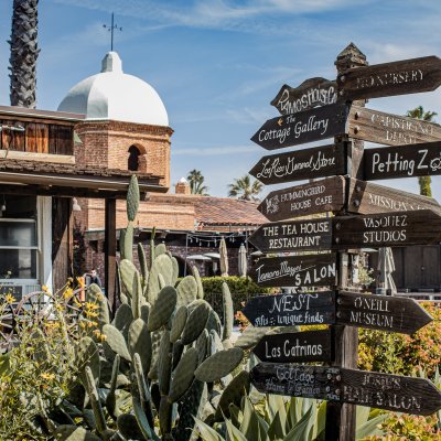 Los Rios Street in quaint San Juan Capistrano, California.