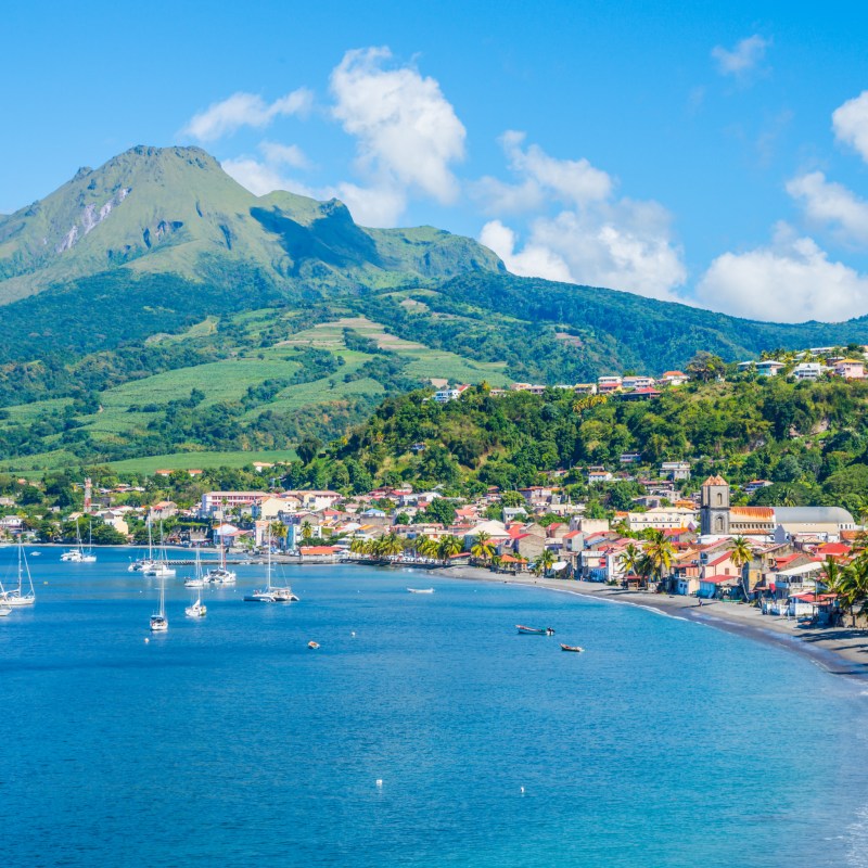 Martinique island, a French Overseas Territory in the Caribbean.