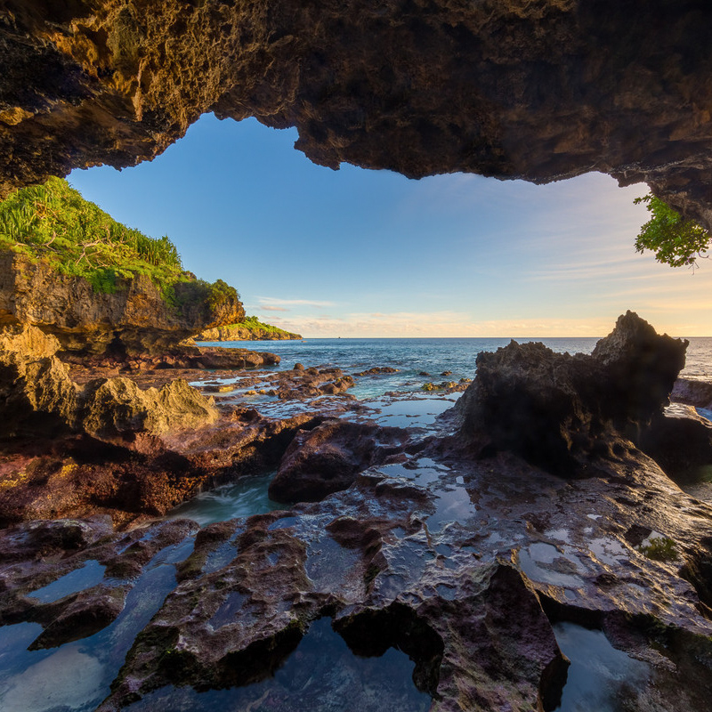 Merrial Beach on Christmas Island.