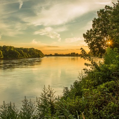 Missouri River near Parkland, Missouri.